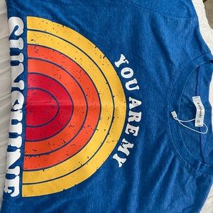 “You are my sunshine” graphic tee! size small/med
